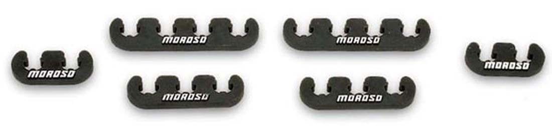 MOROSO Separators Only Mounts Not Included Moroso Spark Plug Lead Separators, 7-9mm, Black MO72163 SR