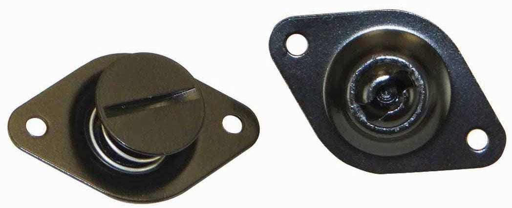 MOROSO Steel Large Head Self-Ejecting Fastener, 7/16" x .500", Black Finish Moroso Dzus Fasteners MO71372 SR