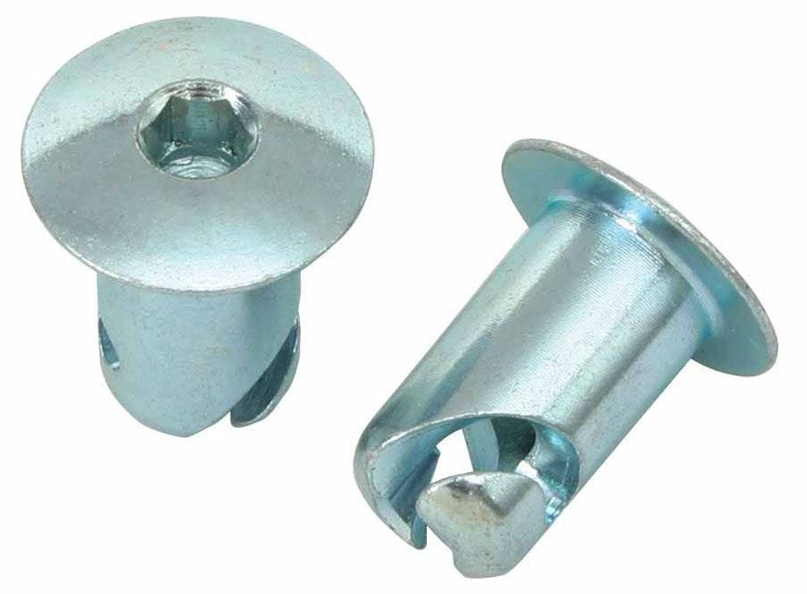 MOROSO Steel Oval Head Fastener, 3/16" Hex Drive, 7/16" x .550" Moroso Dzus Fasteners MO71362 SR