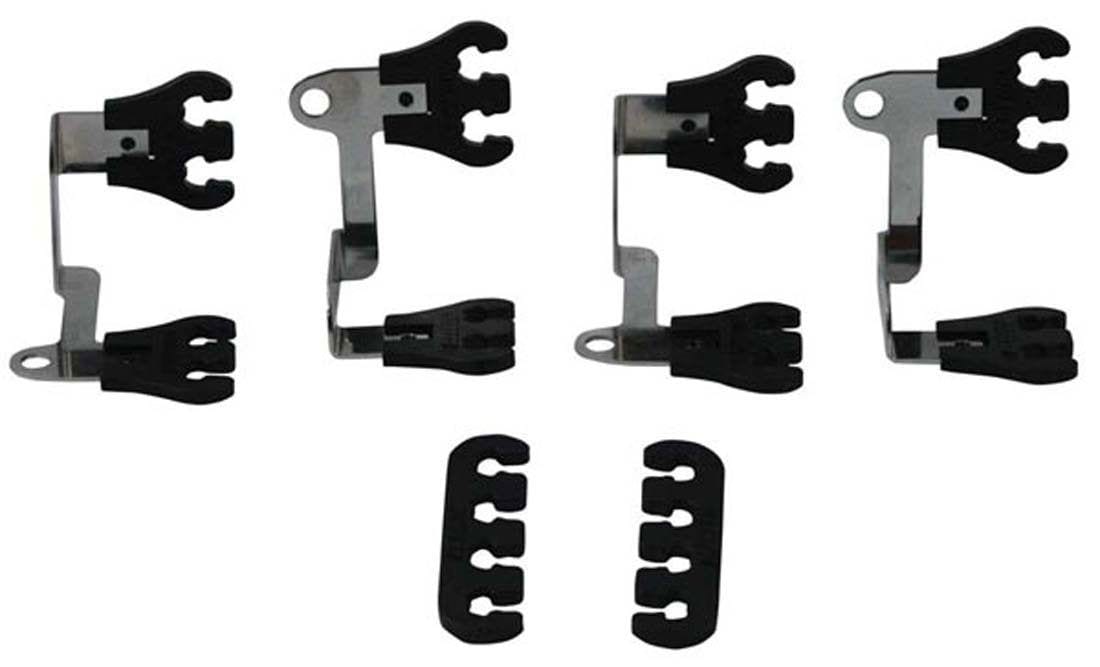 MOROSO Suit SB Chev Moroso Show Car Spark Plug Lead Separators, 7-9mm, Black MO72167 SR
