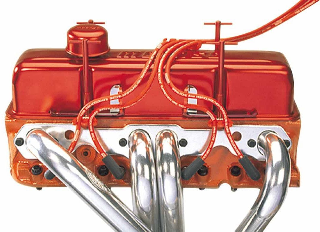 MOROSO Suit SB Chev Moroso Show Car Spark Plug Lead Separators, 7-9mm, Red MO72168 SR