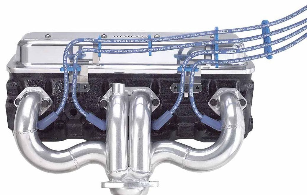 MOROSO Suit SB Chev With Center Bolt Valve Covers Moroso Spark Plug Lead Separators, 7-9mm, Red MO72141 SR