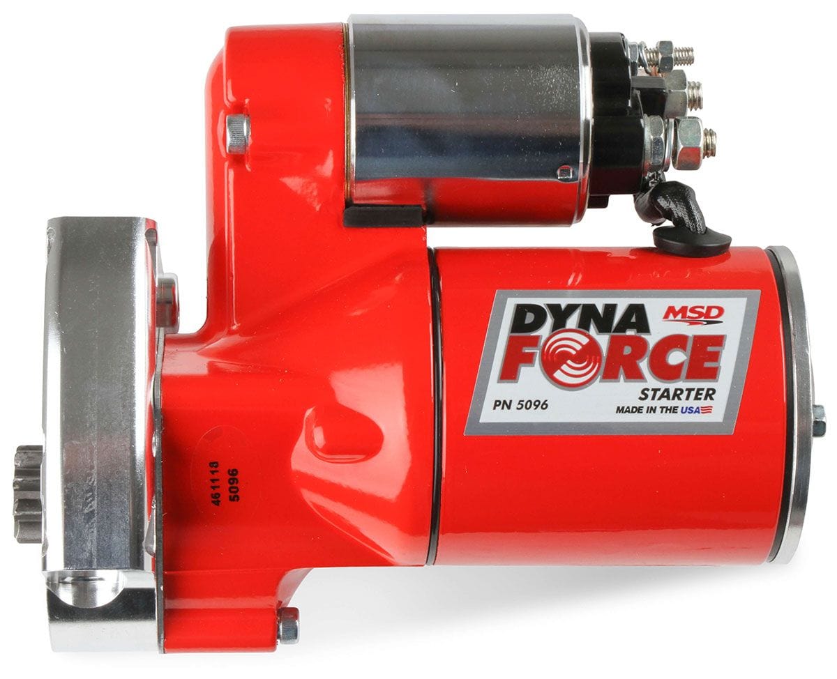 MSD 3.4hp Red Powder-coat, Suit Chevy LS1-LS7 MSD DynaForce Starter Motor MSD5096 SR