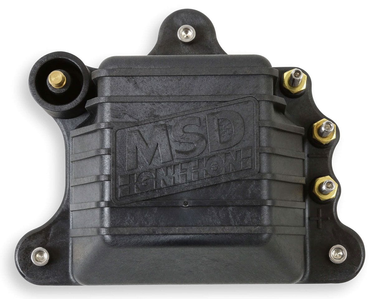 MSD 45,000 volts MSD Pro Mag 44 Ignition Coil - Black MSD81423 SR