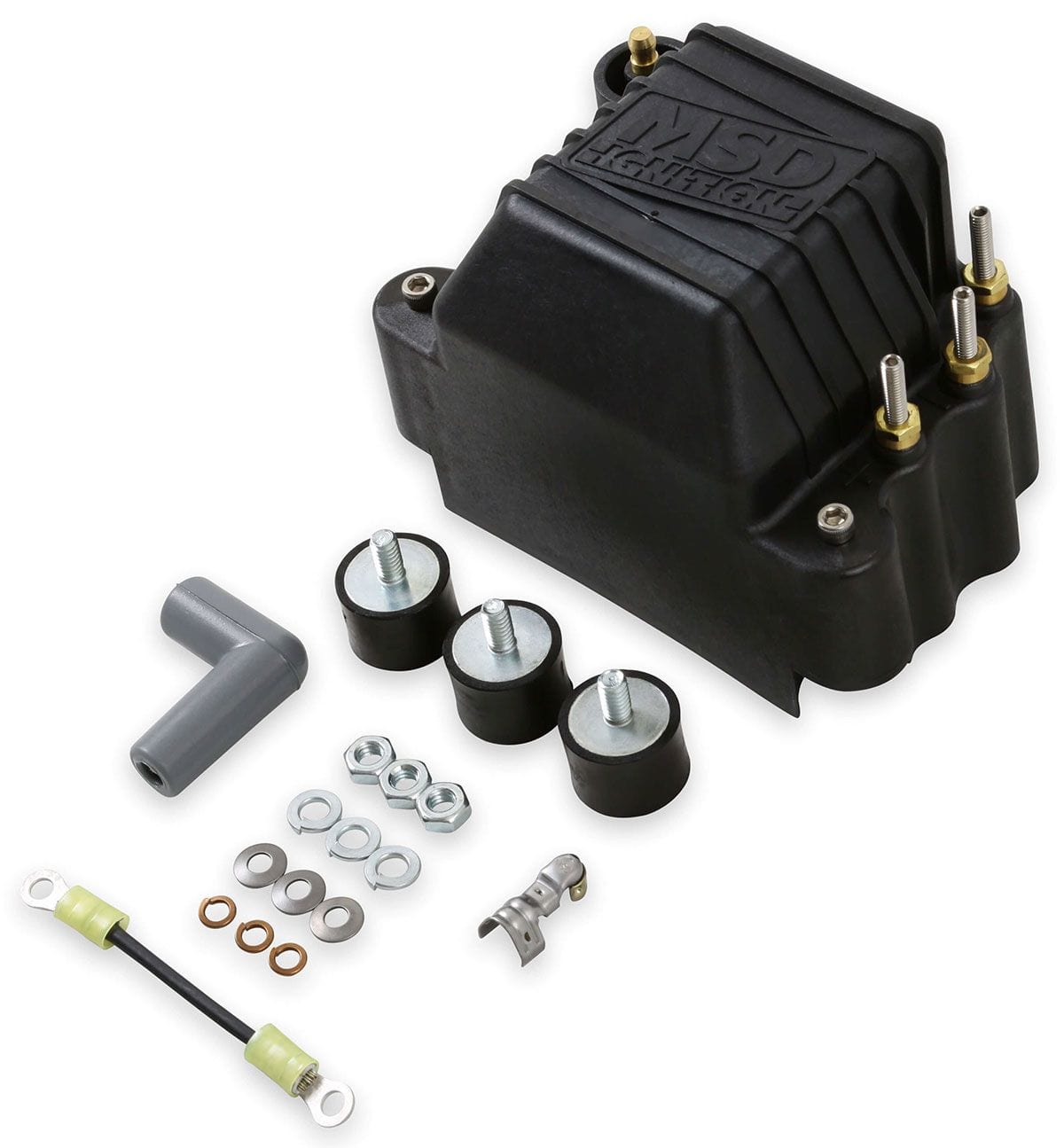 MSD 45,000 volts MSD Pro Mag 44 Ignition Coil - Black MSD81423 SR