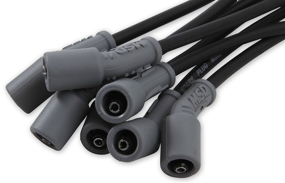 MSD 8.5mm, Black, Holden Commodore V8, LS2 MSD Super Conductor Spark Plug Lead Set MSD32823 SR