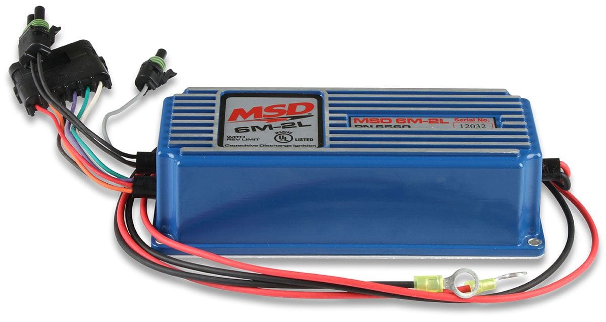 MSD Capacitive Discharge, Designed for Marine use, with Rev Limiter MSD 6M-2L Ignition Control Marine Ignition Control MSD6560 SR