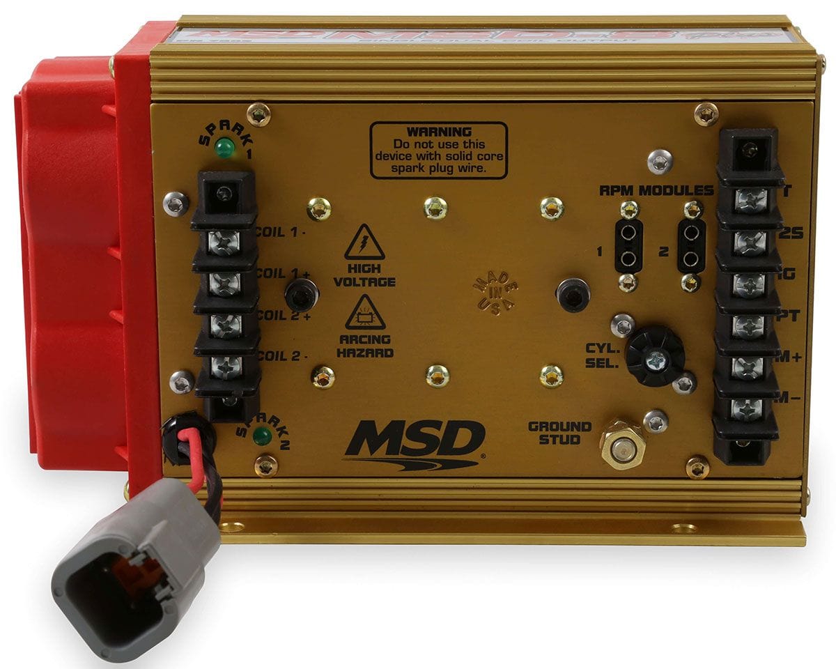 MSD Capacitive/Inductive discharge, w/2 Step Rev Control MSD MSD 8-Plus Ignition Control MSD7805 SR