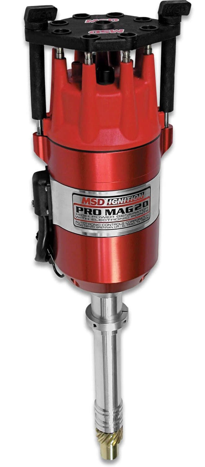 MSD Chevy Tall Block, Adjustable slip collar, Bronze Gear MSD Pro Mag 12 Magneto MSD8139 SR