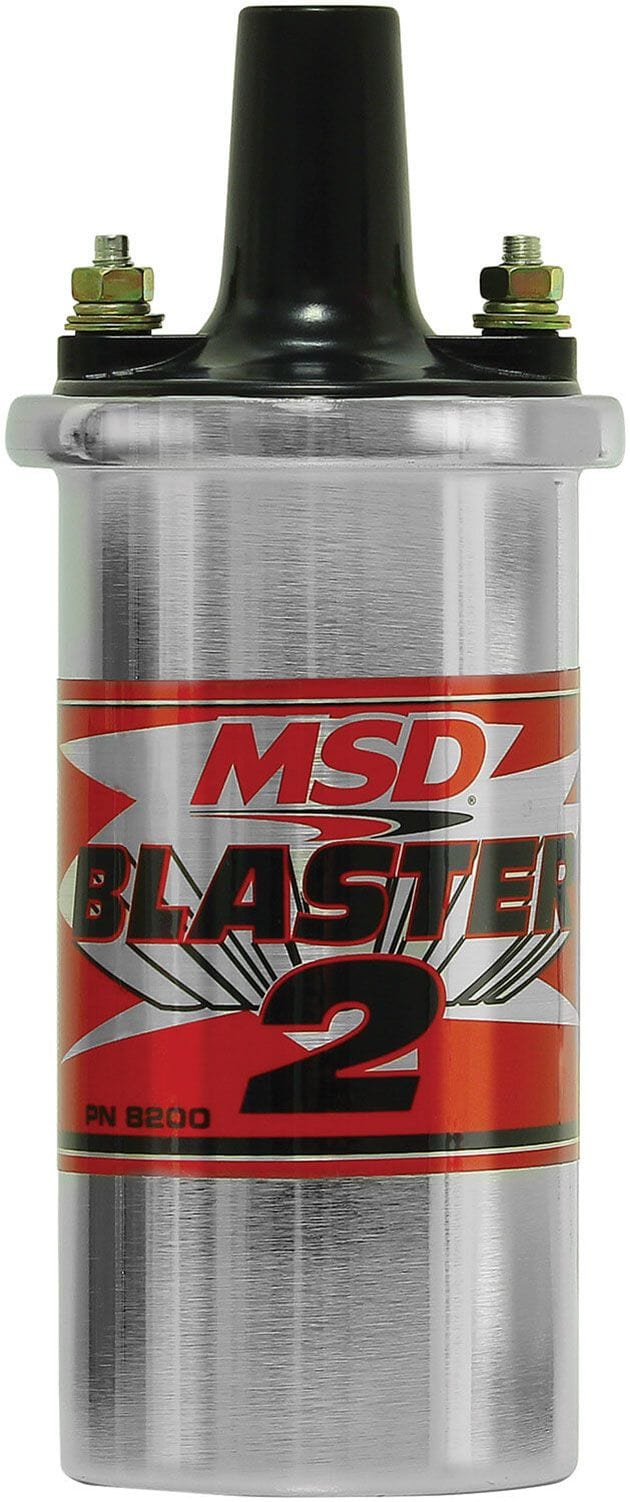 MSD Chrome, w/Ballast Hardware MSD Blaster 2 Coil MSD8200 SR