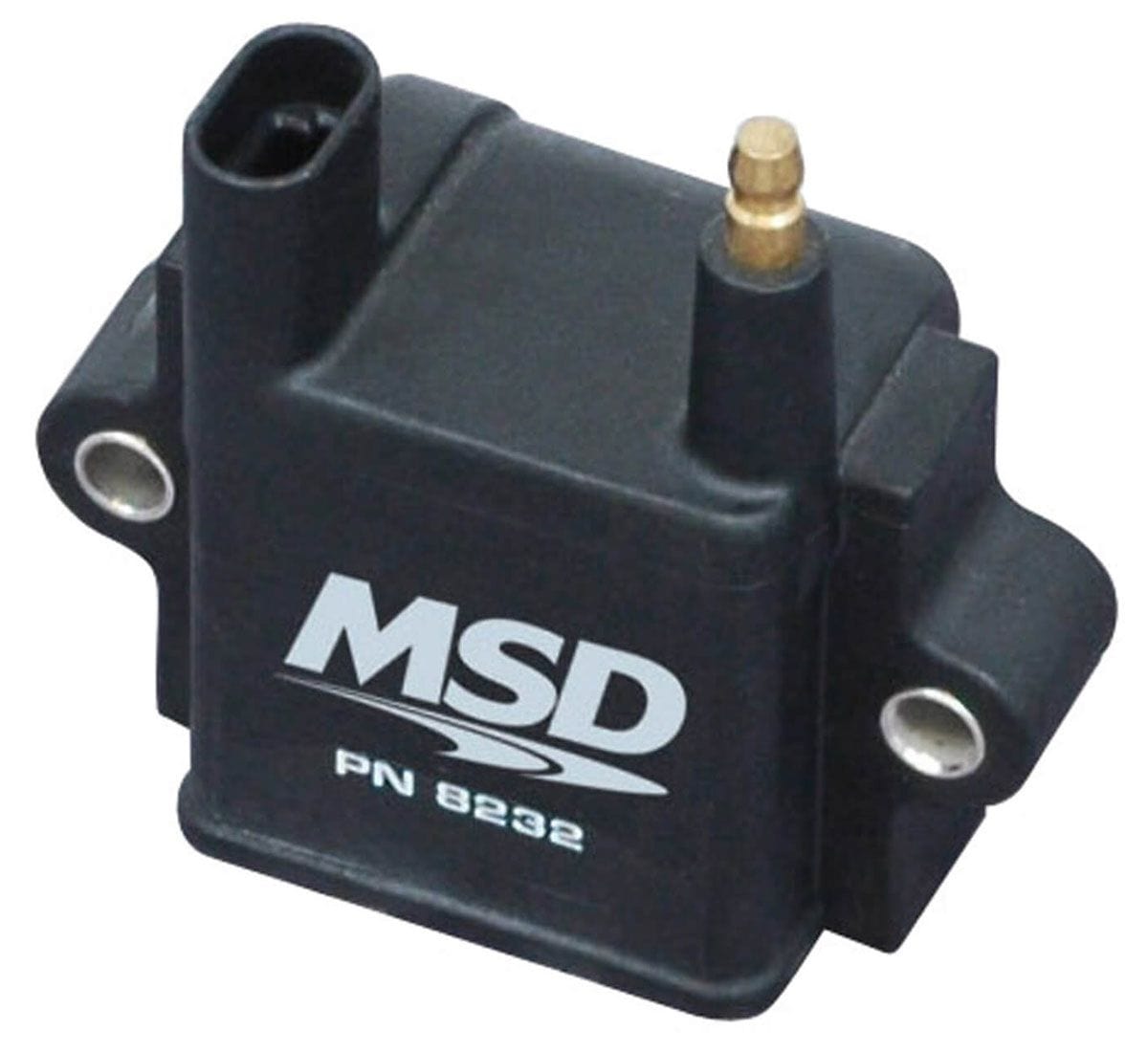 MSD CPC Replacement, Black, 43,000 volts MSD Single Tower Coil MSD8232 SR