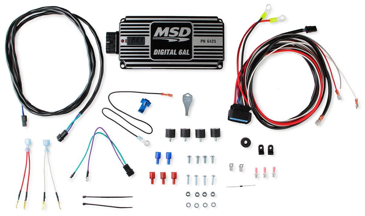 MSD Digital Capacitive Discharge With Rev Limiter MSD 6AL Ignition Control - Black MSD64253 SR