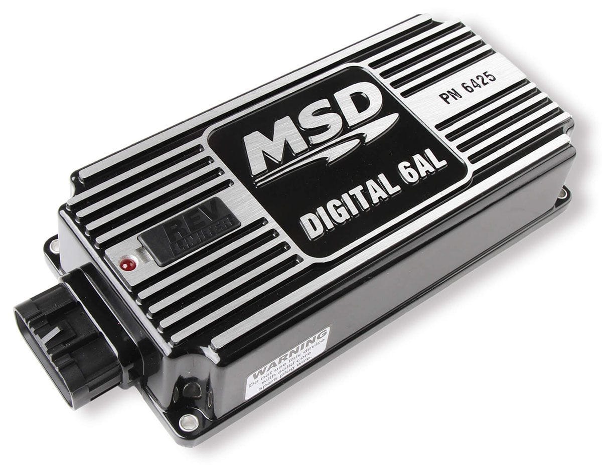 MSD Digital Capacitive Discharge With Rev Limiter MSD 6AL Ignition Control - Black MSD64253 SR