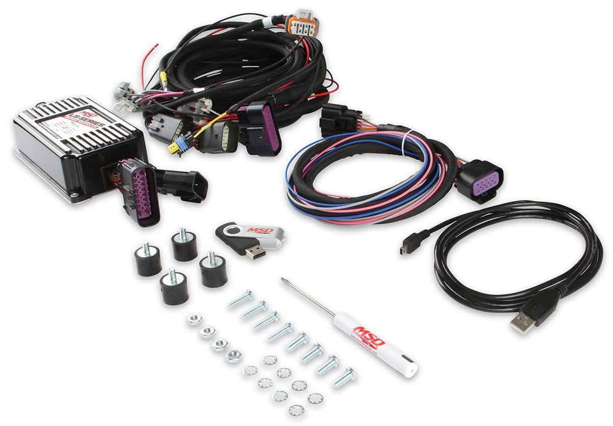 MSD For Use With 24X, 58X trigger engines & Carburettor Or Fuel Injected MSD LS Ignition Controller - Black MSD60143 SR