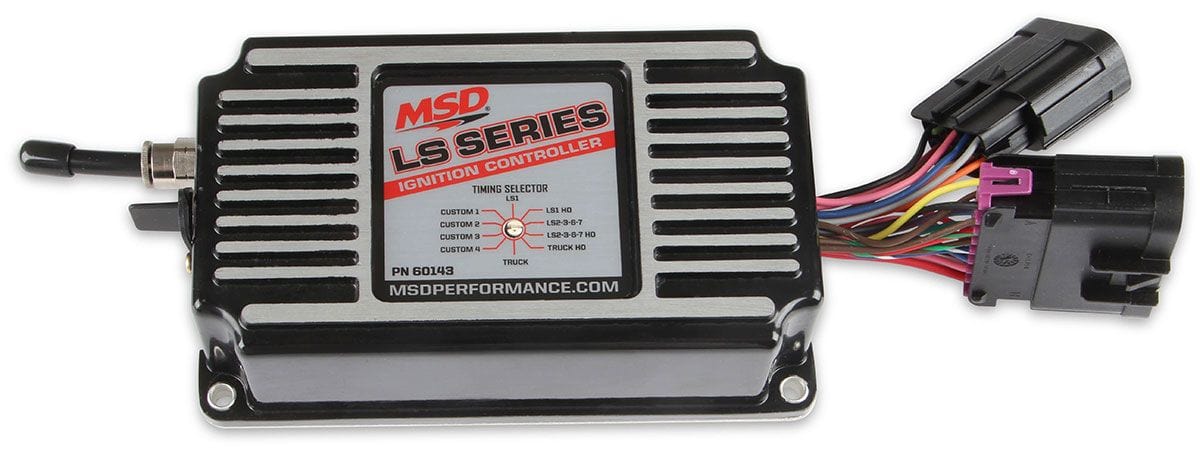MSD For Use With 24X, 58X trigger engines & Carburettor Or Fuel Injected MSD LS Ignition Controller - Black MSD60143 SR
