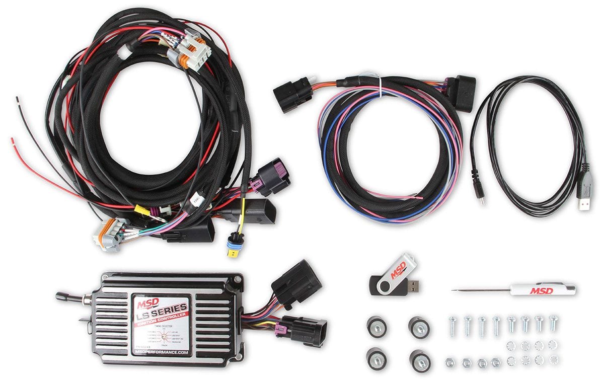MSD For Use With 24X, 58X trigger engines & Carburettor Or Fuel Injected MSD LS Ignition Controller - Black MSD60143 SR
