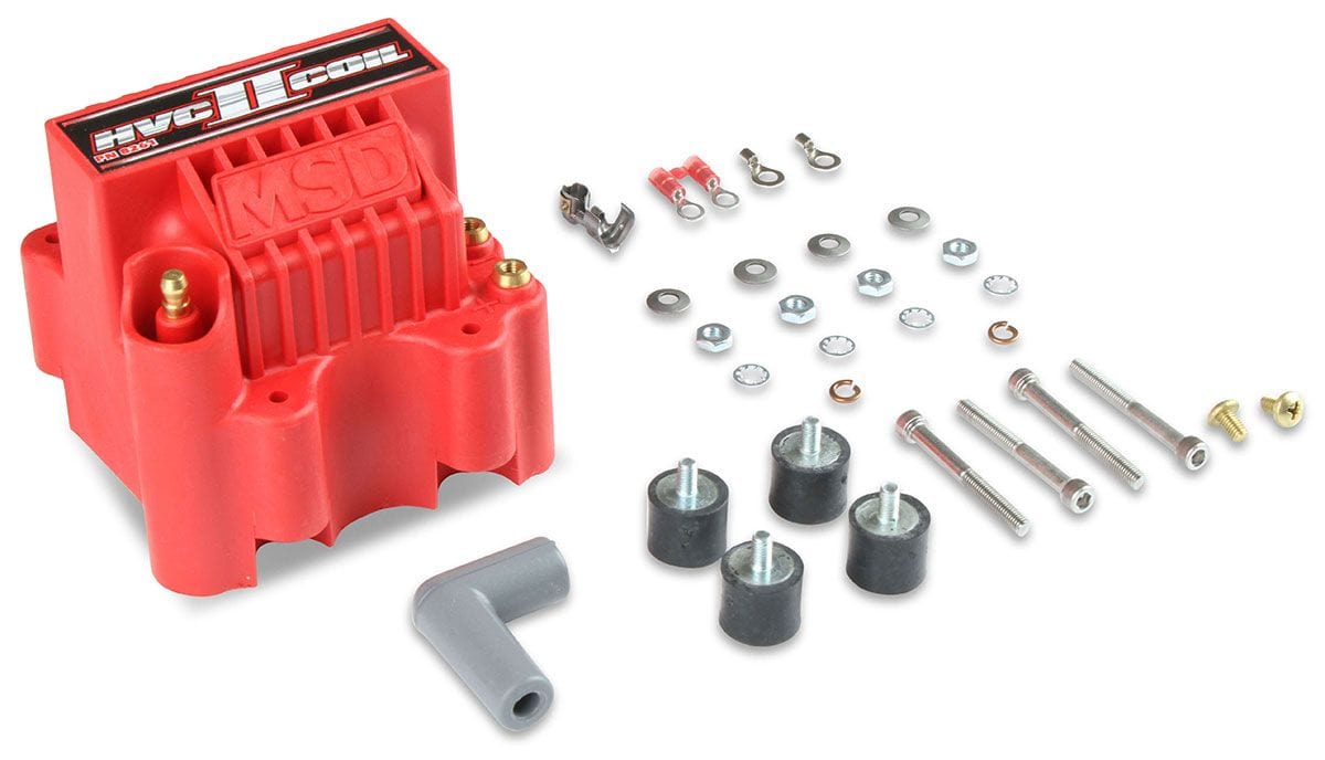 MSD For use with MSD 7 and 8 Series Ignition Controls, 45,000 volts MSD HVC Pro Power II Coil MSD8261 SR