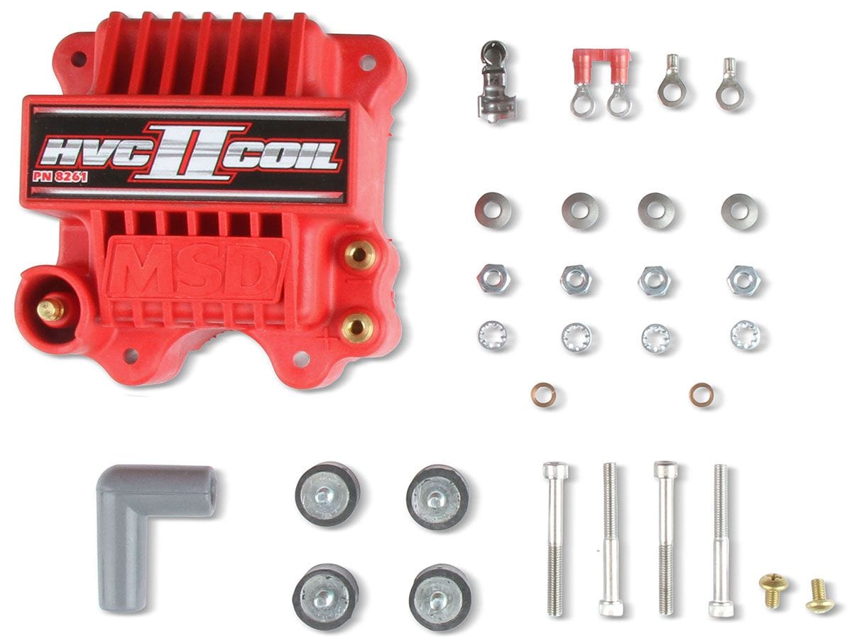 MSD For use with MSD 7 and 8 Series Ignition Controls, 45,000 volts MSD HVC Pro Power II Coil MSD8261 SR