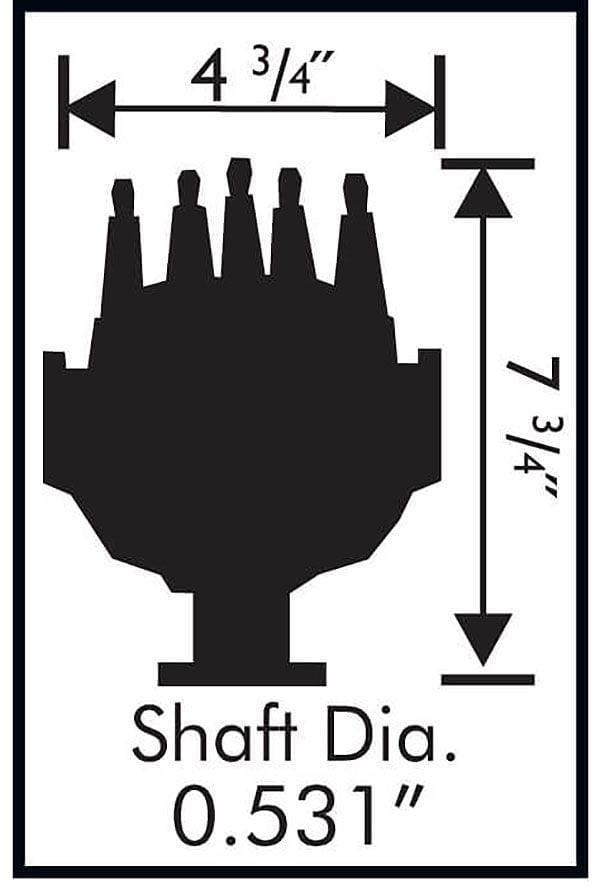 MSD Ford 351W, Steel Gear for Factory Roller Cam, Adjustable Pick-Up MSD Pro-Billet Cam Sync Distributor MSD2362 SR