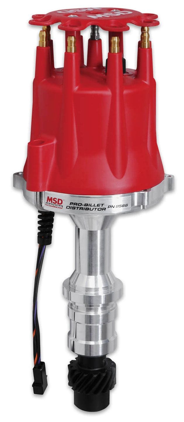 MSD Oldsmobile V8 260-455, Magnetic Trigger, Mechanical Advance MSD Pro-Billet Distributor MSD8566 SR