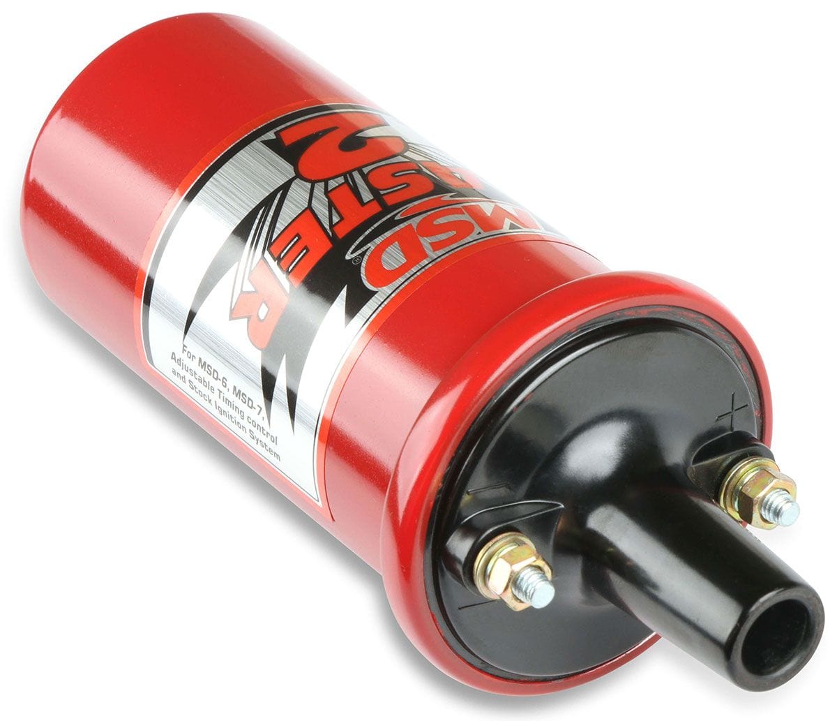 MSD Red, 45,000 volts, for electronic ignition MSD Blaster 2 Coil MSD8202 SR