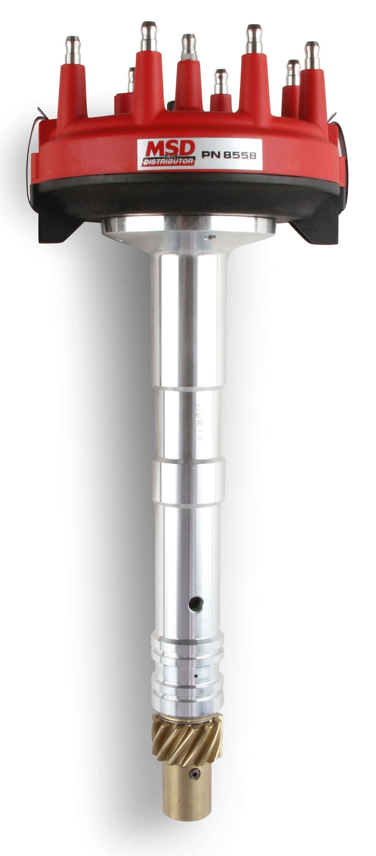 MSD Small/Big Block Chevy, Tall Block, Low Profile, Adjustable Slip Collar MSD Pro-Billet Crank Trigger Distributor MSD8558 SR