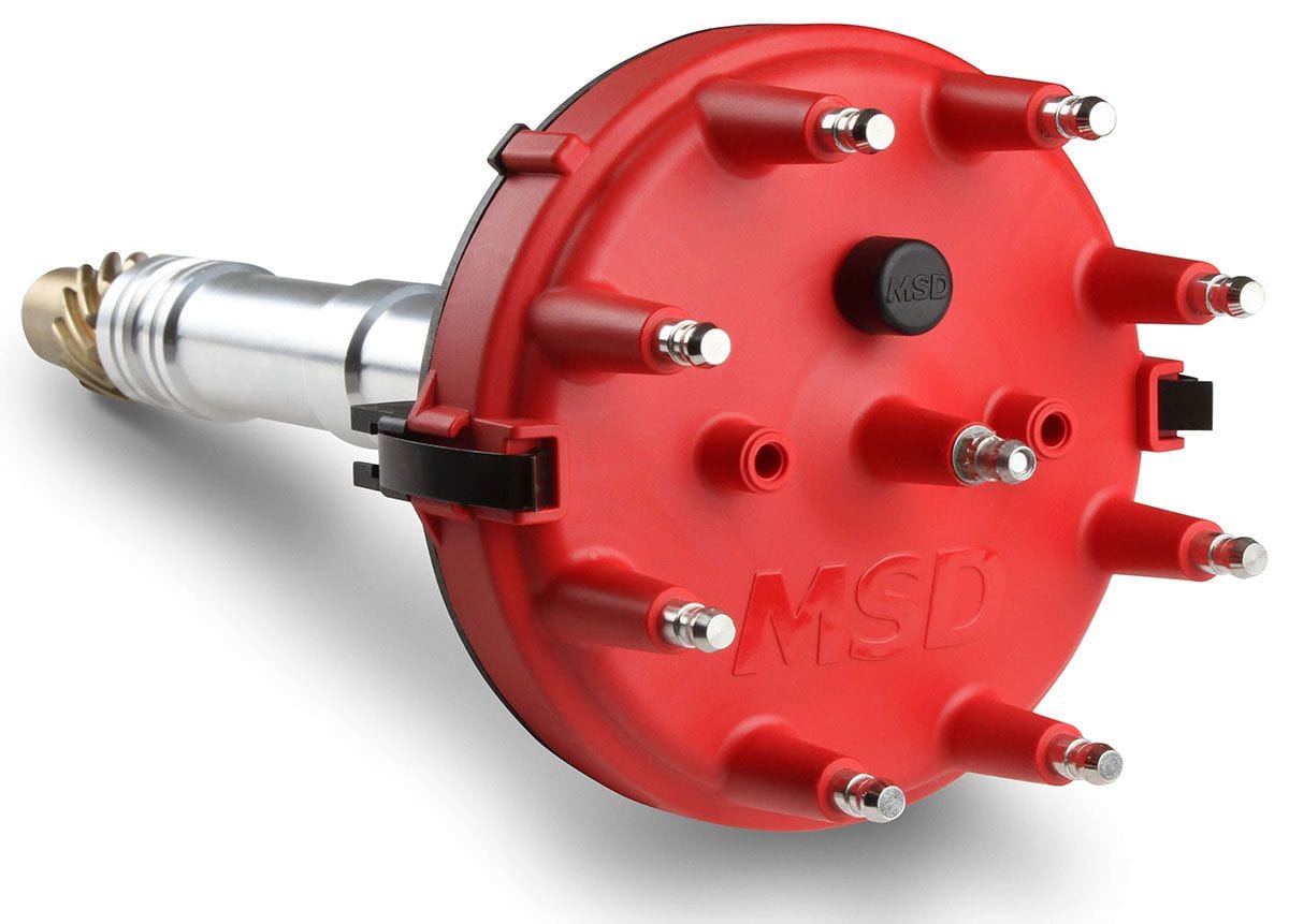 MSD Small/Big Block Chevy, Tall Block, Low Profile, Adjustable Slip Collar MSD Pro-Billet Crank Trigger Distributor MSD8558 SR
