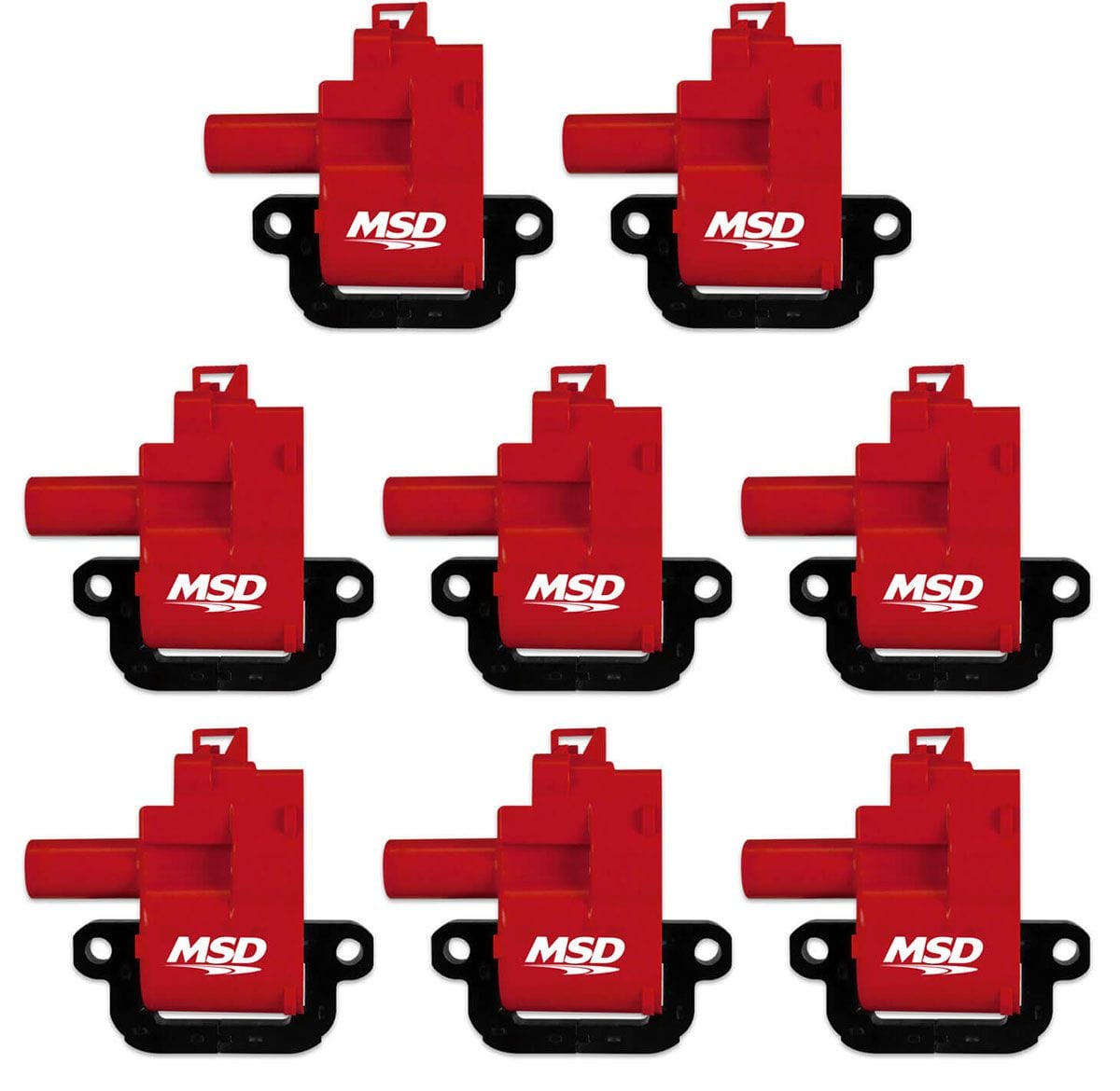 MSD Suit 1998-06 LS1/LS6 MSD Blaster GM LS Series Coils - Red MSD82628 SR