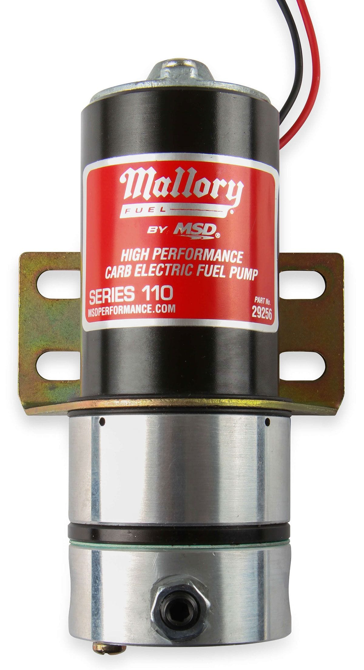 MSD Suit Carburettor Petrol Engines Only With No Regulator MSD Mallory 110 GPH Competition Electric Fuel Pump MSD29256 SR