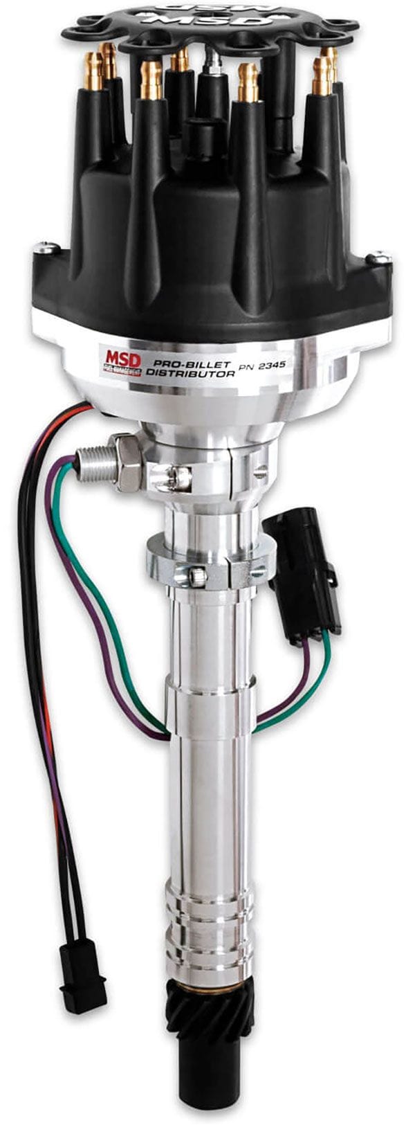 MSD Suit Chev With Magnetic Pick-Up & Non Magnetic Sync MSD Cam Sync Distributor MSD2345 SR