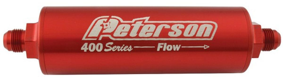 PFS -12 AN Male, 45 Micron Filter Without Bypass Peterson Fluid Systems 400 Series Inline Fuel Filter PFS09-0484 SR