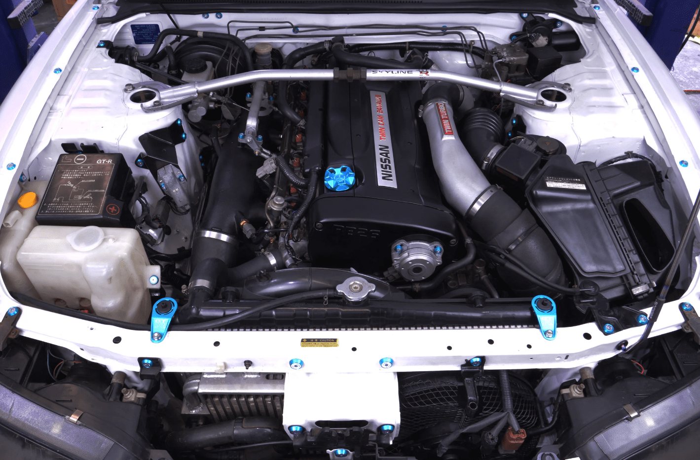 Platinum Racing Products ENGINE COMPONENTS PRP Nissan Skyline BNR34 GT-R Engine Bay Dress Up Washer Kit - Black SR