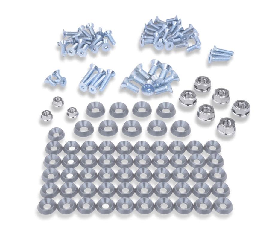 Platinum Racing Products ENGINE COMPONENTS PRP Toyota Supra JZA80 Engine Bay Dress Up Washer Kit - Silver SR
