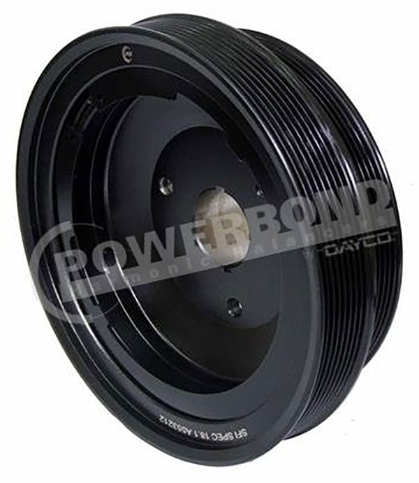 POWERBOND Suit Holden Commodore VE-VF 6.0L-6.2L V8, 10% Over Drive, Dual Keyway Powerbond Race Series Harmonic Balancer (Supercharged) PBO81117-SC10 SR
