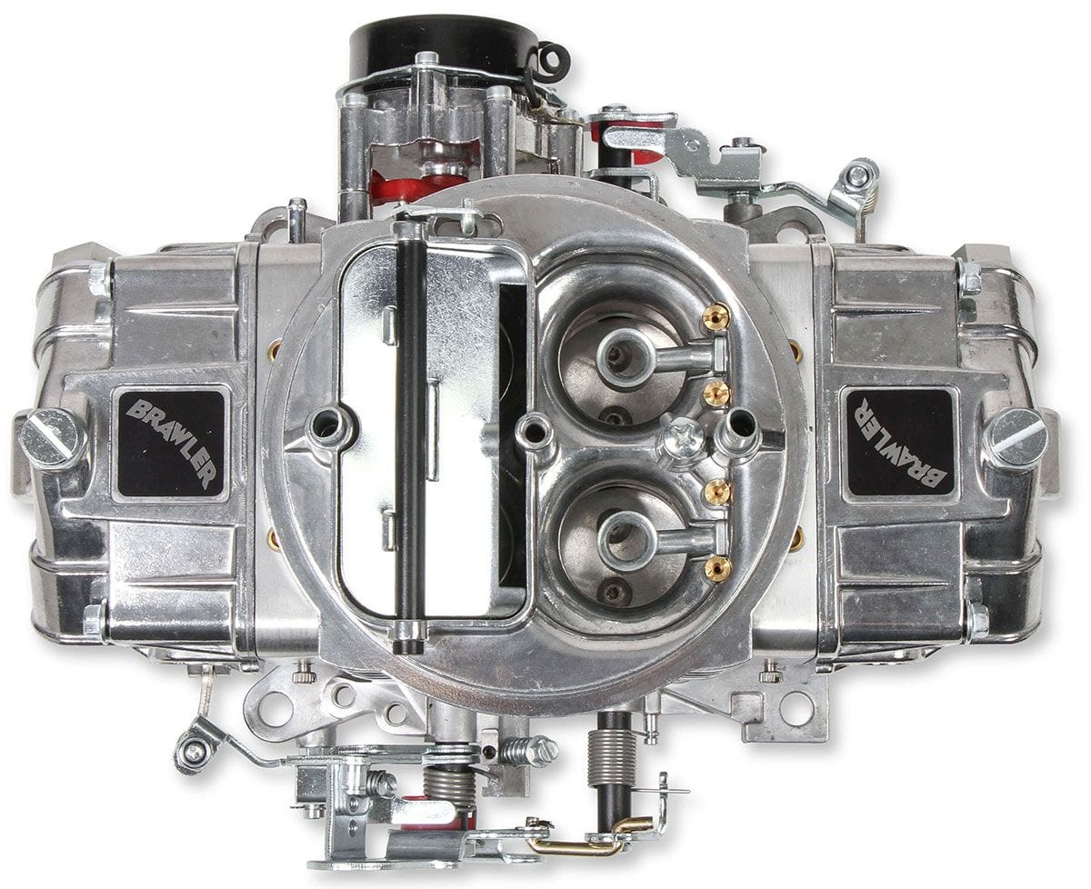 QUICKFUEL Mechanical Secondaries, Electric Choke, 4150 Series Holley 650 CFM Brawler Diecast Carburettor Q-BR-67255 SR
