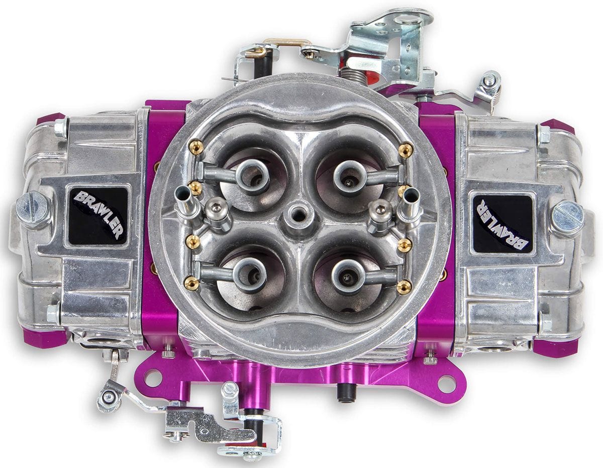 QUICKFUEL Mechanical Secondaries, No Choke, 4150 Series Holley 750 CFM Brawler Race Carburettor Q-BR-67200 SR