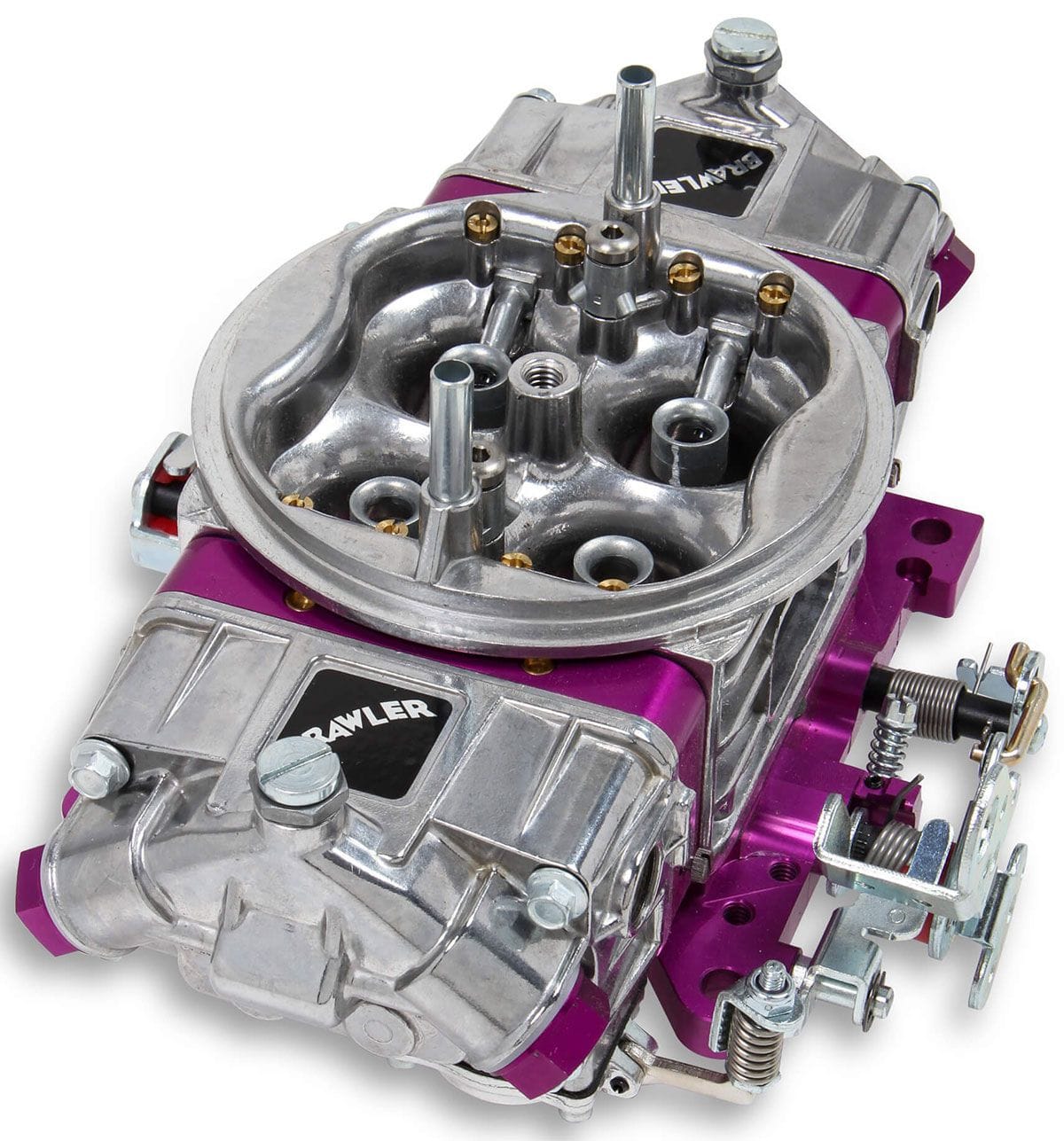 QUICKFUEL Mechanical Secondaries, No Choke, 4150 Series Holley 750 CFM Brawler Race Carburettor Q-BR-67200 SR