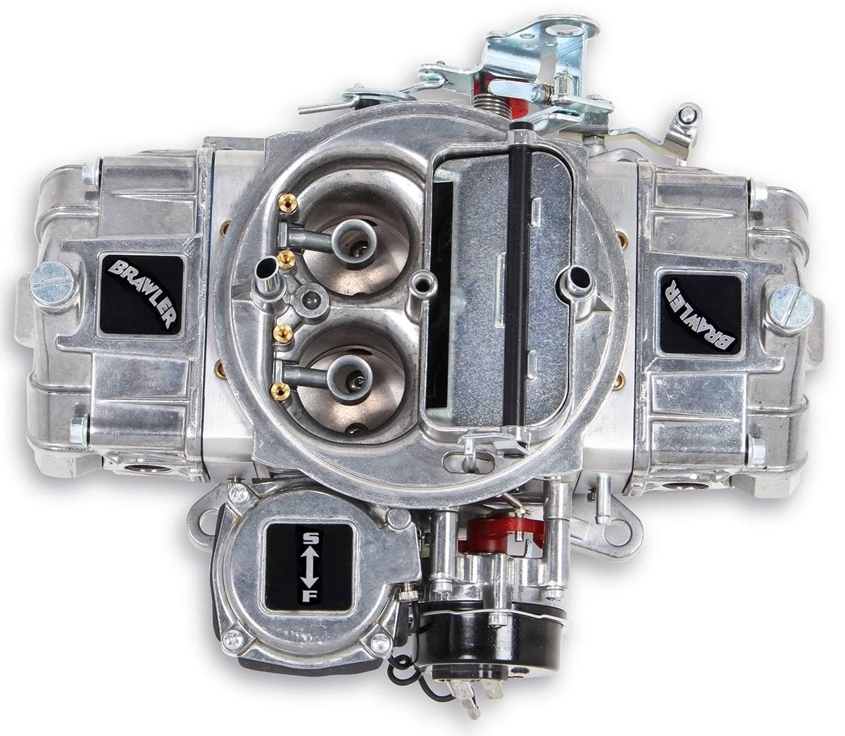 QUICKFUEL Vacuum Secondaries, Electric Choke, 4150 Series Holley 770 CFM Brawler Diecast Carburettor Q-BR-67258 SR