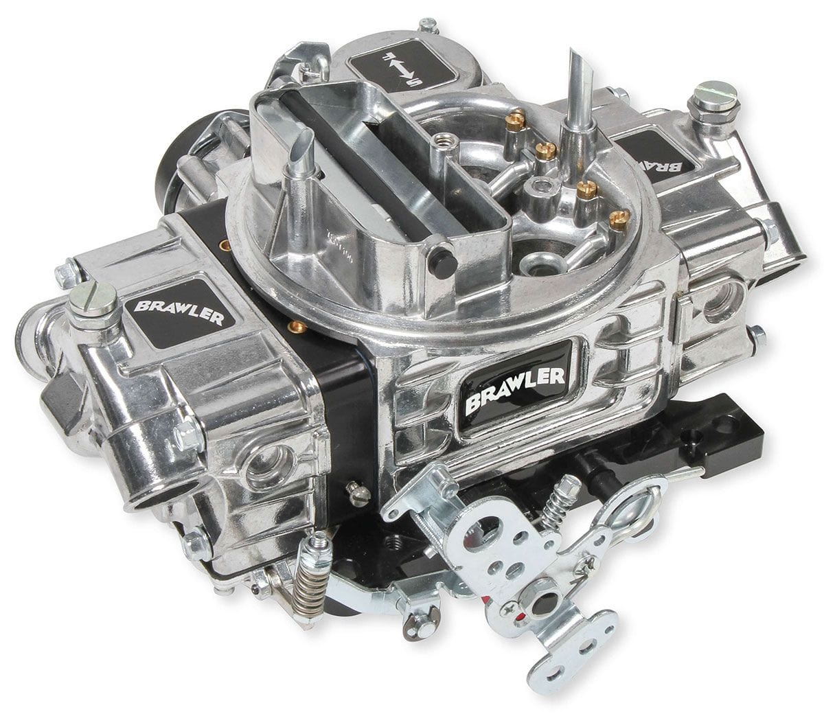 QUICKFUEL Vacuum Secondaries, Electric Choke, 4160 Series Holley 650 CFM Brawler Street Carburettor Q-BR-67207 SR