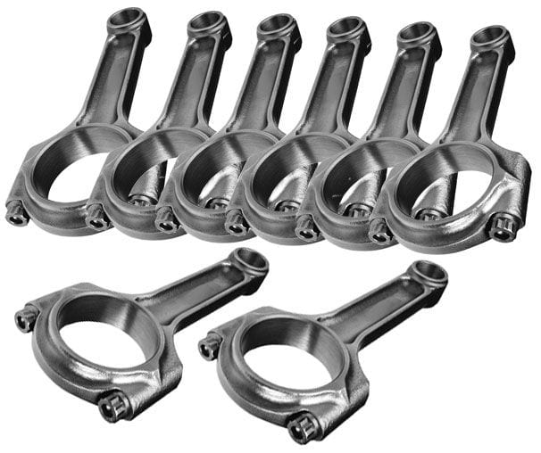 SCAT Ford 302W Stroker, 5.400" length, .927" pin dia., 2.123" journal size Scat Pro Stock Rods 4340 Forged I-Beam Conrods SC2-ICR5400-927 SR