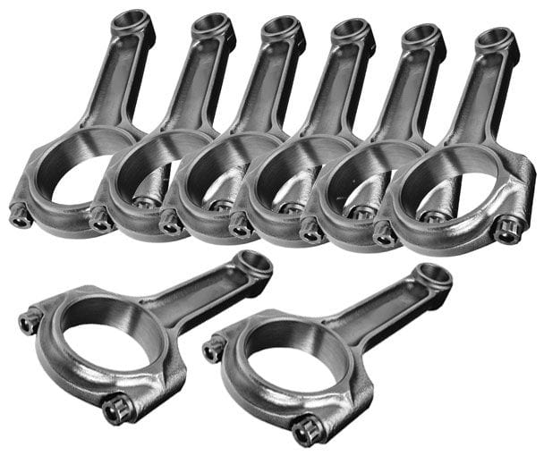 SCAT SB Chevy, 5.700" length Scat Pro Stock 4340 Forged I-Beam Conrods SC2-ICR5700P SR