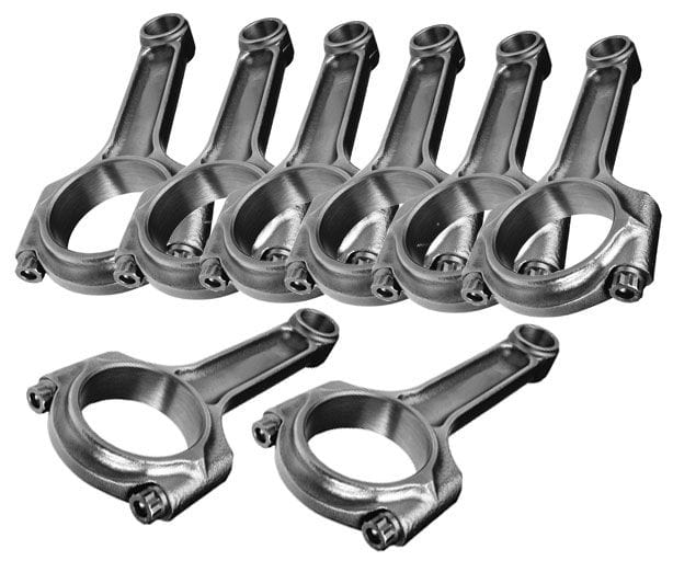 SCAT SB Chevy, 6.000" length Scat Pro Stock 4340 Forged I-Beam Conrods SC2-ICR6000P SR