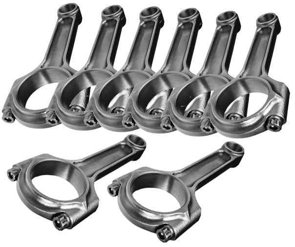 SCAT SB Chevy, 6.200" length Scat 4340 Forged I-Beam Conrods SC2-ICR6200-716 SR
