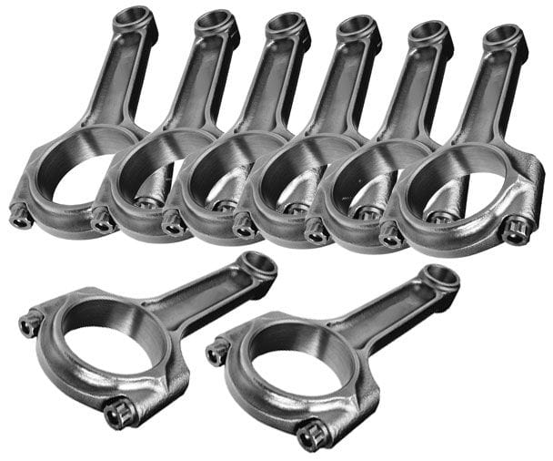 SCAT SB Chevy LJ, 5.700" length, 7/16" cap bolt Scat 4340 Forged I-Beam Conrods SC2-ICR5700-716 SR