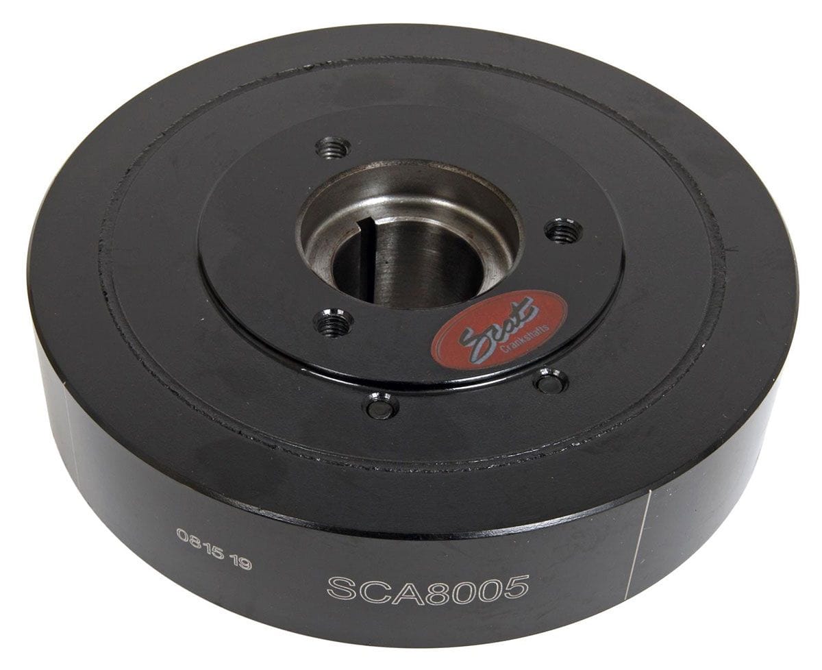SCAT Suit BB Chev 454-502, External Balance, 8" O.D Scat Harmonic Balancer SCA8005 SR