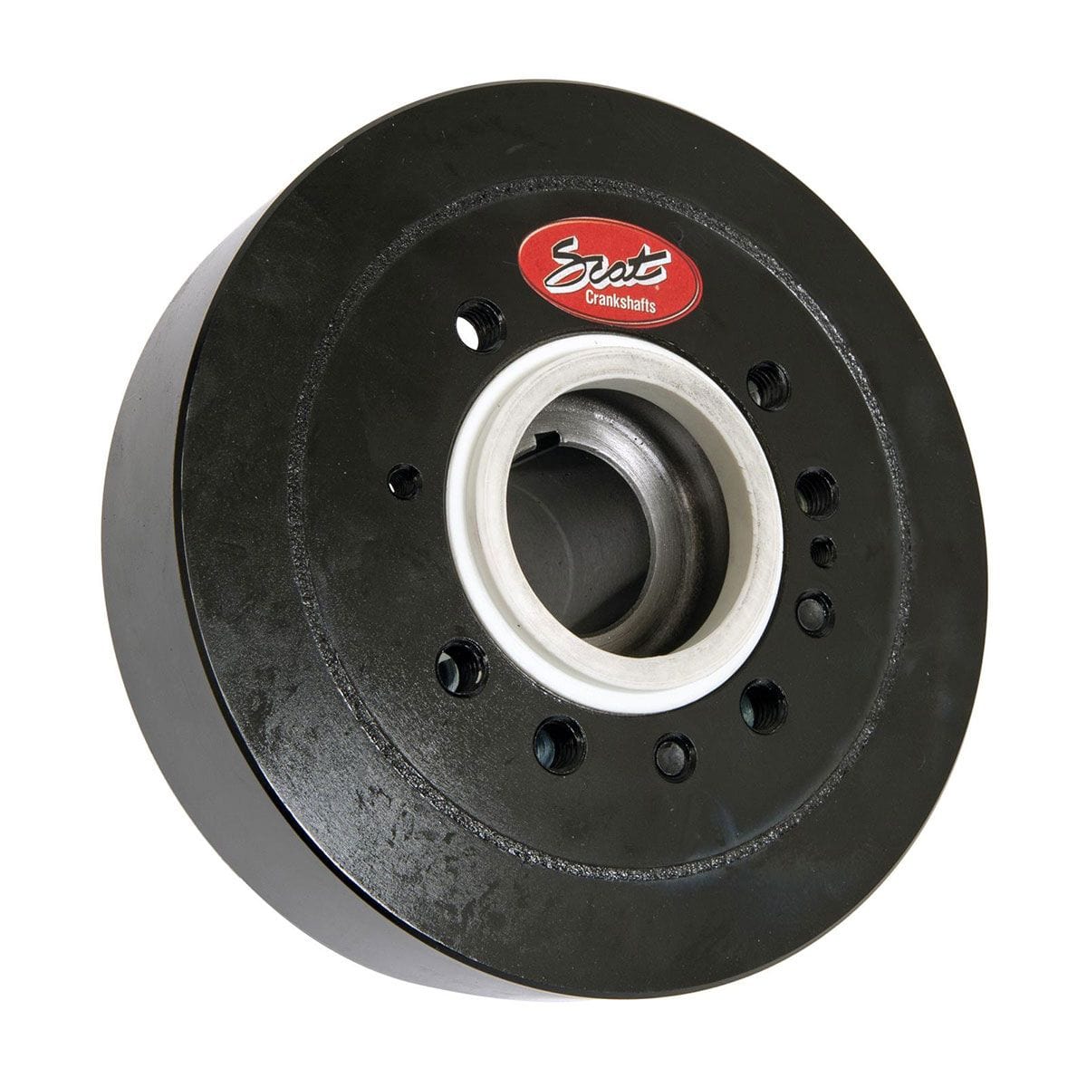 SCAT Suit SB Ford, 50oz External Balance, 6.4" O.D, 3 & 4 Bolt Scat Harmonic Balancer SCA8007 SR