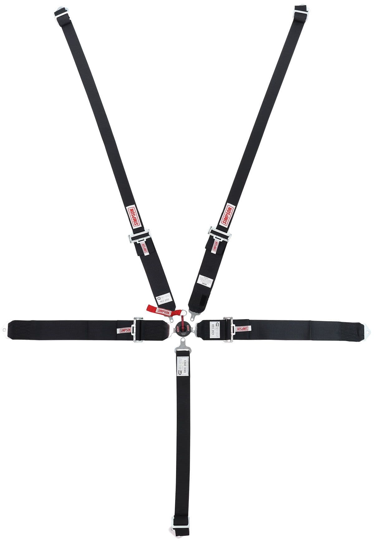 SIMPSON Individual Simpson Camlock Belts 2" Shoulder Bolt In, Black SI29110BKH SR
