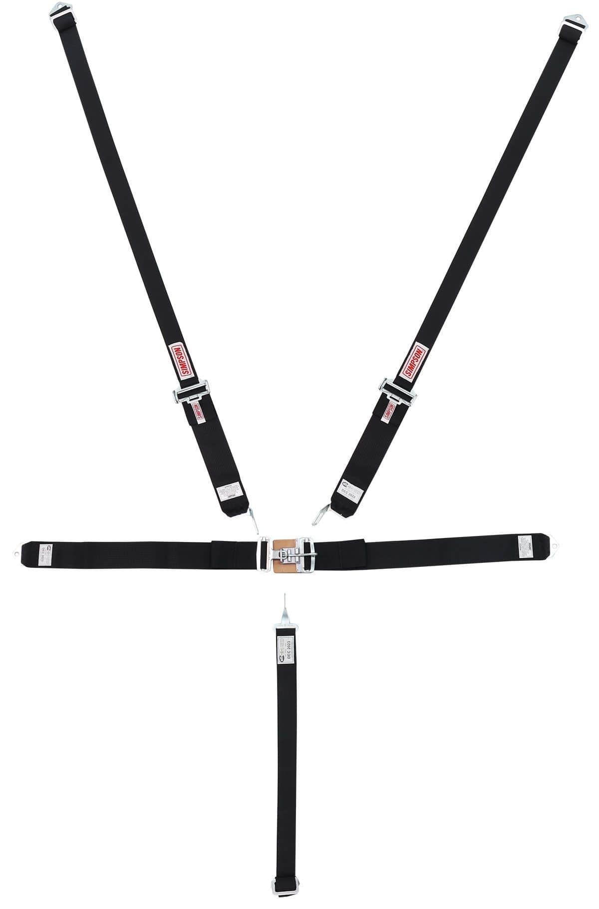 SIMPSON Simpson Latch F/X Belts 2" Shoulder Bolt In, Black SI29073BK-HN SR