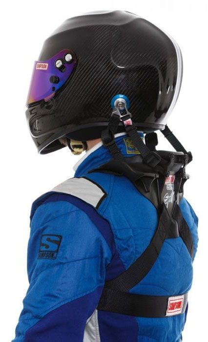 SIMPSON X-Large - Chest 48-52", Quick Release Sliding Tethers, SFI 38.1 Simpson Hybrid Sport - Head & Neck Restraint SI-HSXLG11 SR