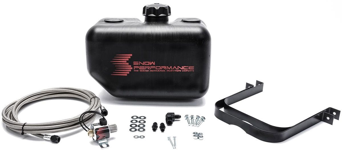SNOW Snow Performance 2.5 Gal (9.3L) Water Methanol Tank Upgrade (Braided Line) RPSP40014-BRD SR
